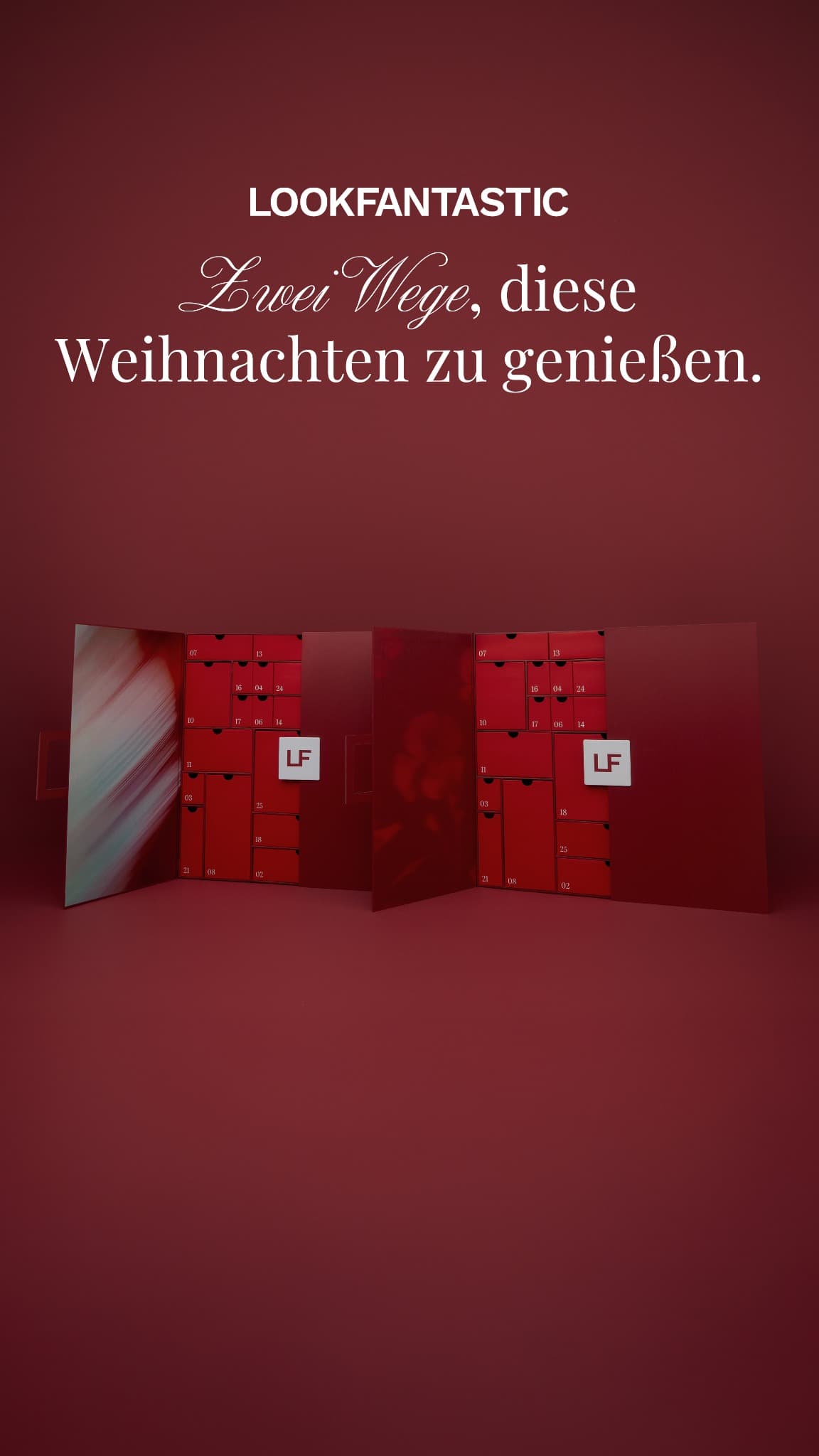 Unsere beliebtesten Adventskalender sind jetzt erhältlich. Sie sind mehr wert als je zuvor, also verpasse nicht die Gelegenheit, dir deinen zu sichern. ✨