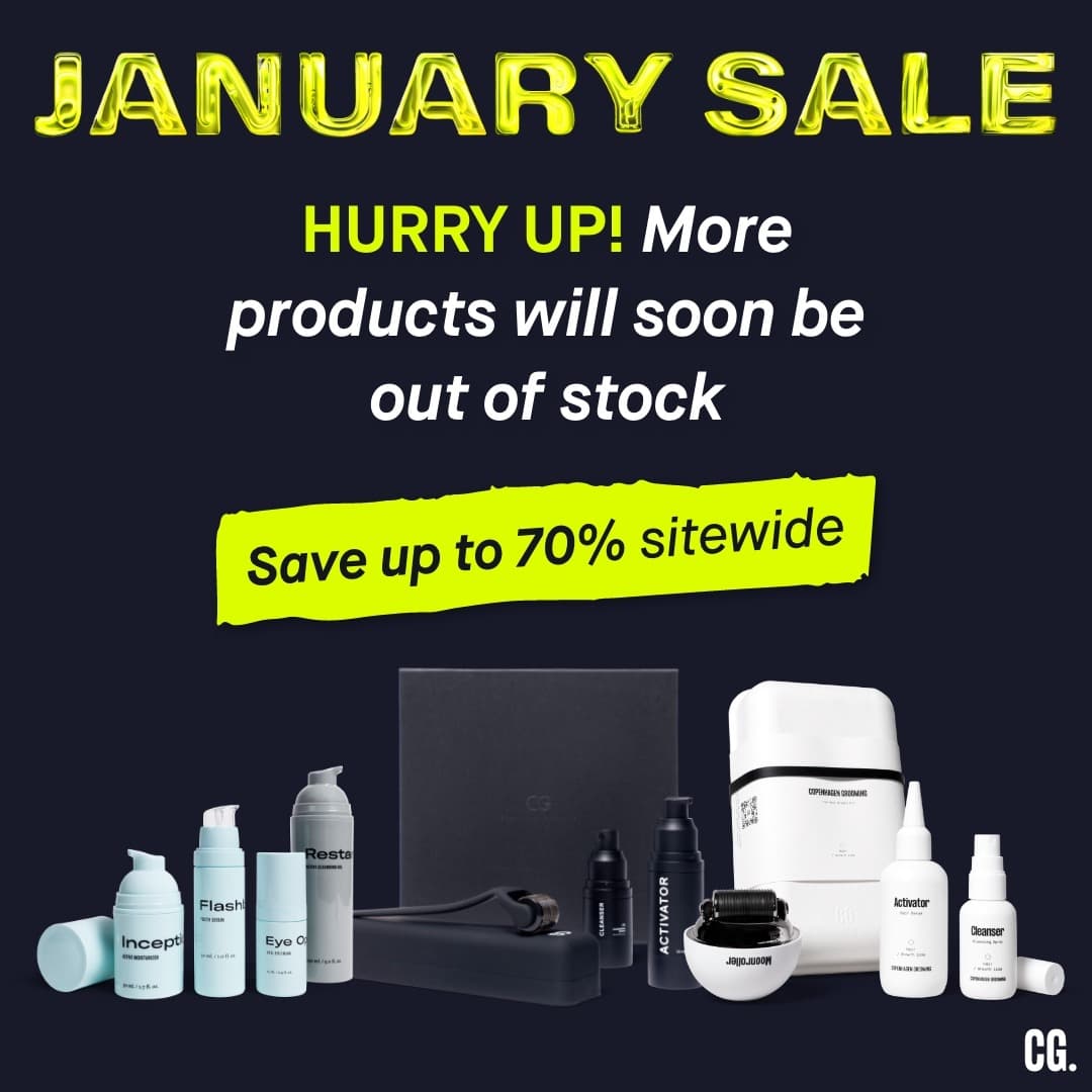 2025 is the year of your best beard yet!
With the Beard Growth Kit, you can fill those patchy spots and grow the beard you've always wanted. 🌿
🎯 Includes our patented Activator Serum and Derma Roller
📈 Proven results in just 150 days
🛒 Save up to 50% this January – don’t miss out!